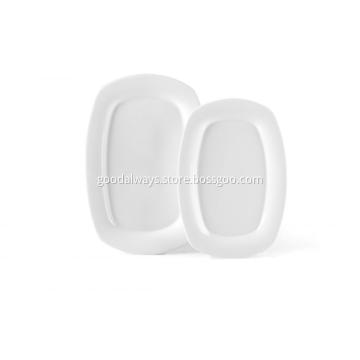 Rectangle Shapes Fine Design Royal Porcelain Plates